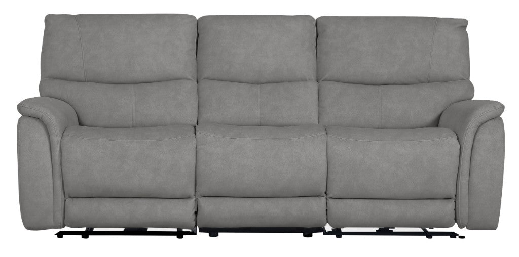 Milsvix Single Motor Electric Recliner Fabric Lounge-Graphite