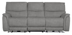 Milsvix Single Motor Electric Recliner Fabric Lounge-Graphite