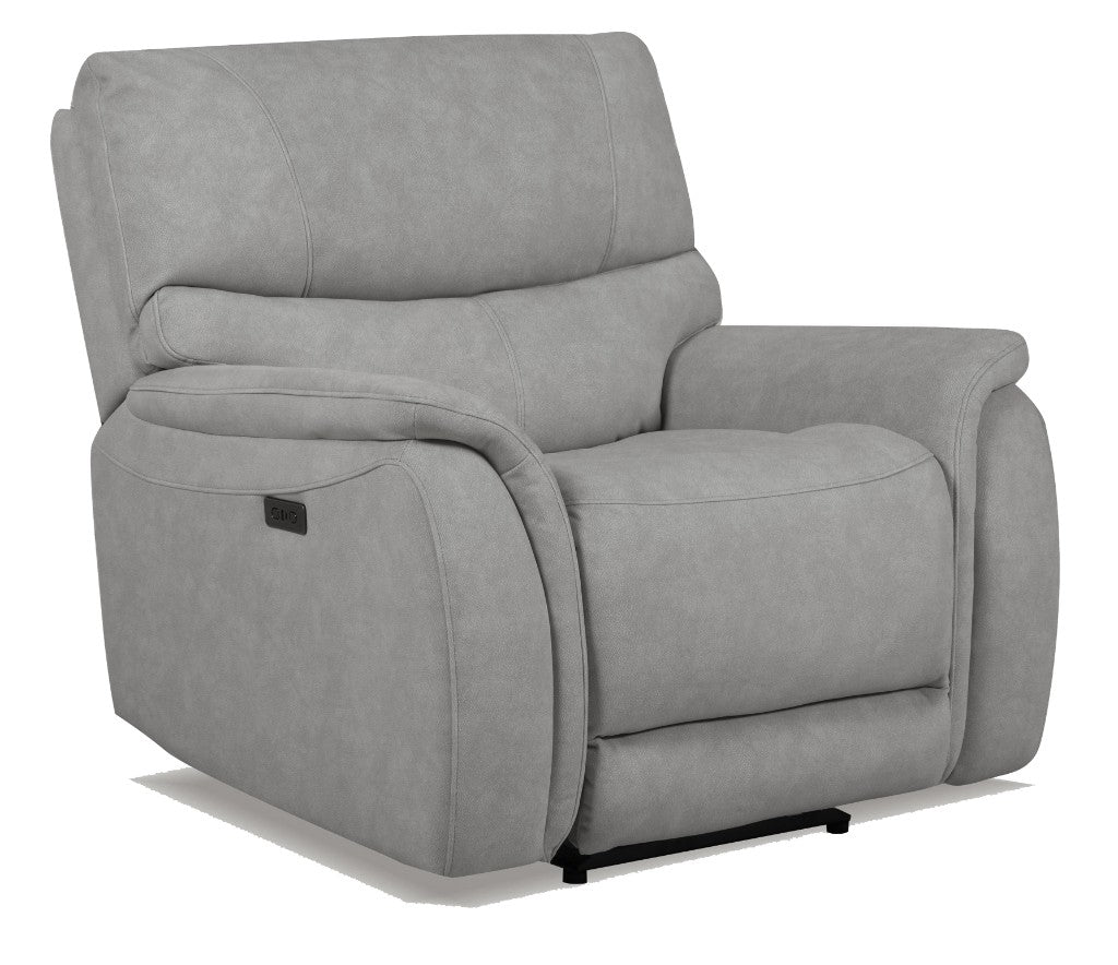 Milsvix Single Motor Electric Recliner Fabric Lounge-Graphite