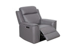 Newsvix Full Leather Dual Motor Electric Recliner Lounge