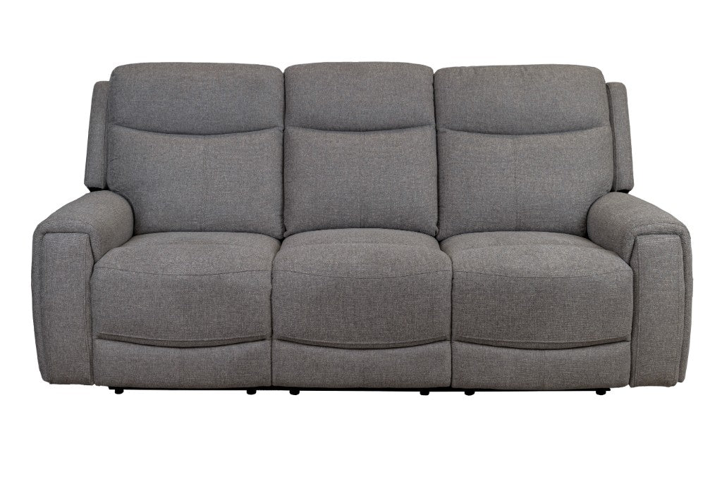 Regevix Fabric Dual Motor Electric Recliner Lounge -Tone Grey