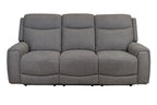 Regevix Fabric Dual Motor Electric Recliner Lounge -Tone Grey