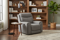 Regevix Fabric Dual Motor Electric Recliner Lounge -Tone Grey