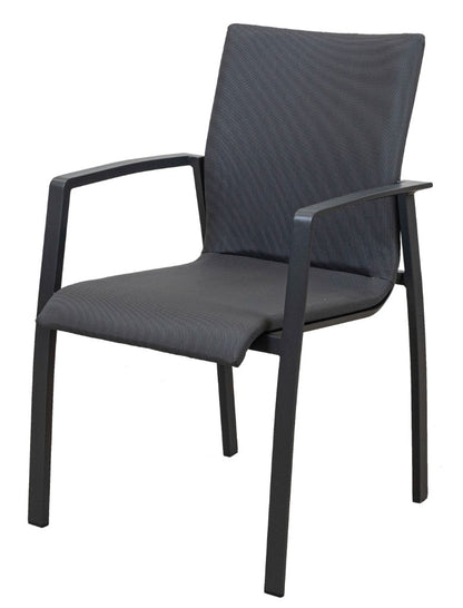 Baska /Rapa Outdoor Dining Chair 57X62X89CM-Charcoal