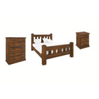 Jamavix Solid Pine Bedroom Suite