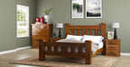 Jamavix Solid Pine Bedroom Suite