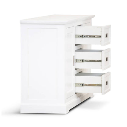 OFFO Coastal 166cm 2 Drawer / 3 Drawer Buffet-White