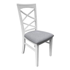 HAMPTON NEW DIN CHAIR FAB SEAT-48x59X103CM