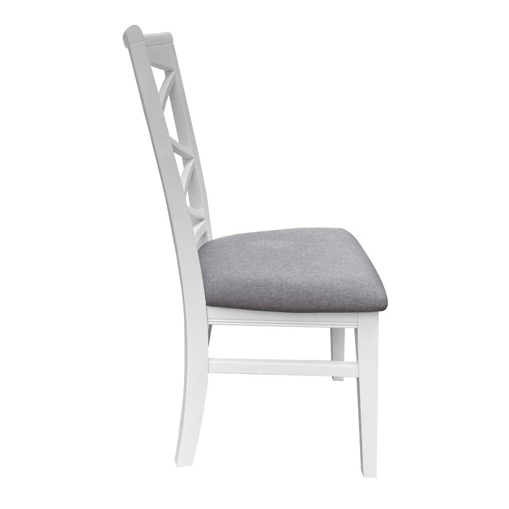 HAMPTON NEW DIN CHAIR FAB SEAT-48x59X103CM