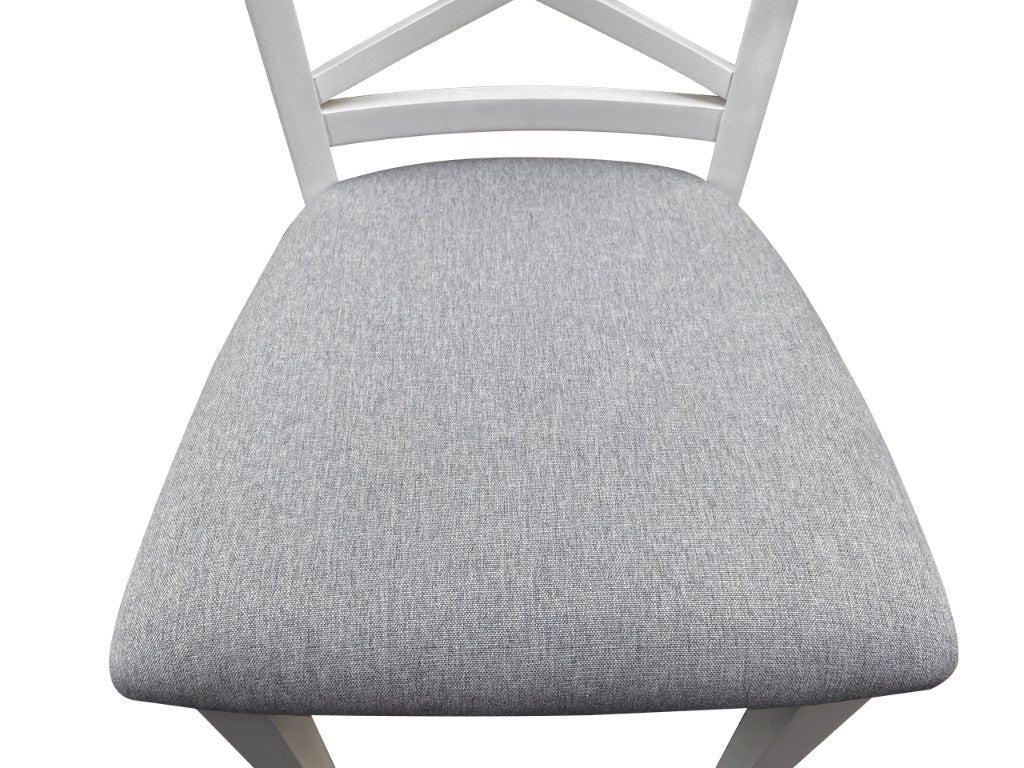 HAMPTON NEW DIN CHAIR FAB SEAT-48x59X103CM