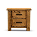Outvix 2 Drawer Bedside Table Oak