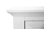 Salavix 3 Drawer Bed Side Table -White