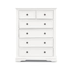 Salavix 3 Drawer Bed Side Table -White