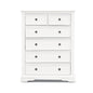 OFFO Sala 6 Drawer Tallboy -White