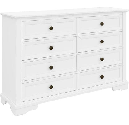 OFFO Sala 3 Storage Drawer Wooden Queen Bed- White