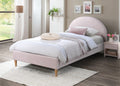 Alixvix Upholstered Kids Single Bed Storage -Pink / Blue