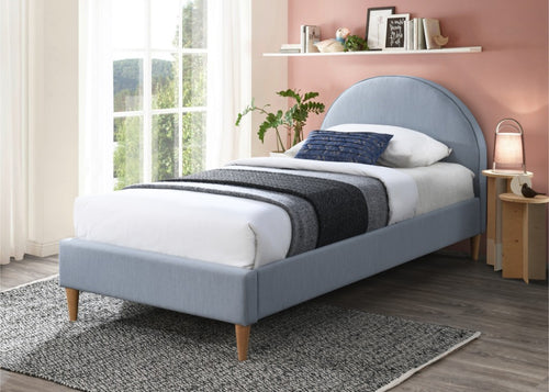 Alixvix Upholstered Kids Single Bed Storage -Pink / Blue