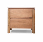 Athevix 2 Drawer Bedside Table - Natural