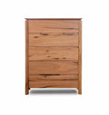 Athevix 5 Drawer Tallboy - Natural