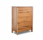 Athevix 5 Drawer Tallboy - Natural