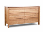 Athevix 6 Drawer Dresser - Natural