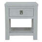 OFFO ATLANTIC 1 Drawer Bedside Table White Wash