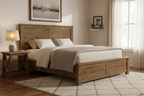 Auguvix Bed Bedroom Suite-Aged Sundried Ash