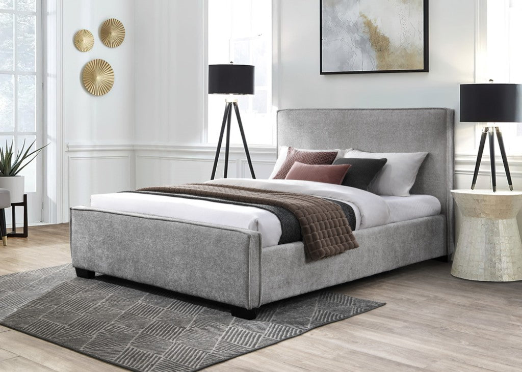 Bettvix Upholstered Bed Storage-Grey