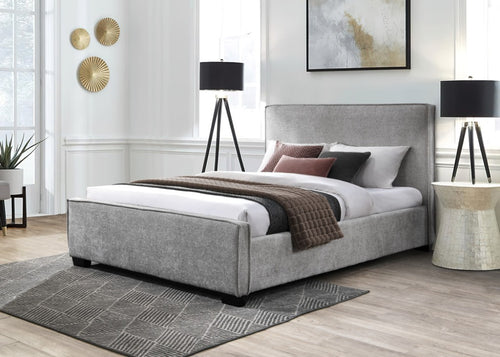 Bettvix Upholstered Bed Storage-Grey