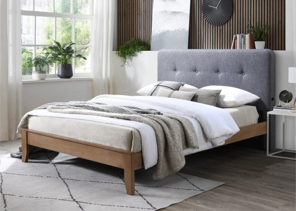 Dallvix Modern with USB Fabric Bed