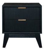 Ellavix 4 Drawers Tallboy-Black