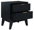 Ellavix 4 Drawers Tallboy-Black