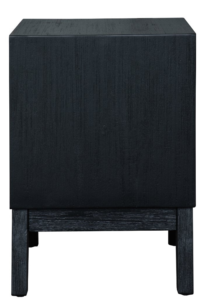 Ella Bedside Table -Black