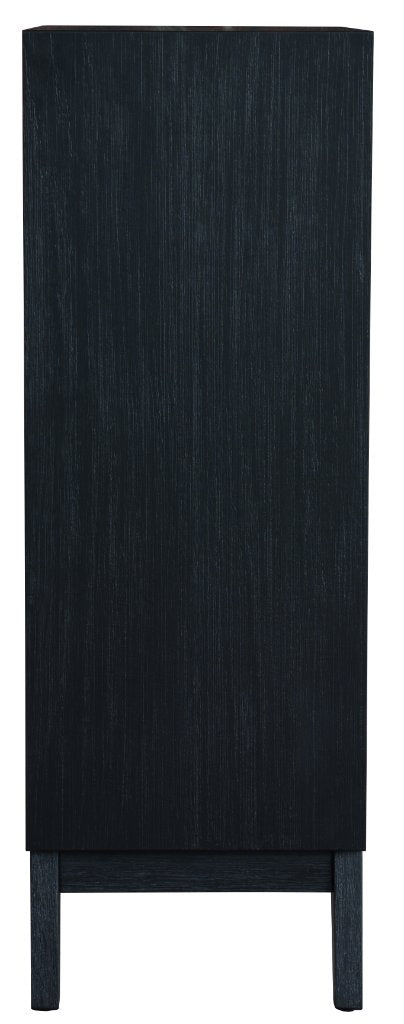 OFFO Ella 4 Drawers Tallboy-Black