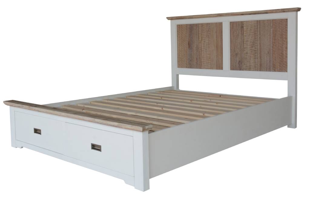 Folkestone Queen Bed W/Storage -Multi