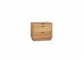 Galvix 3 Drawers Bedside Table Natural