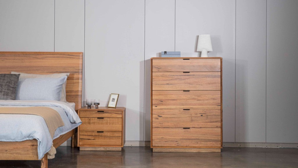 Galway Marri Timber King Bed Natural