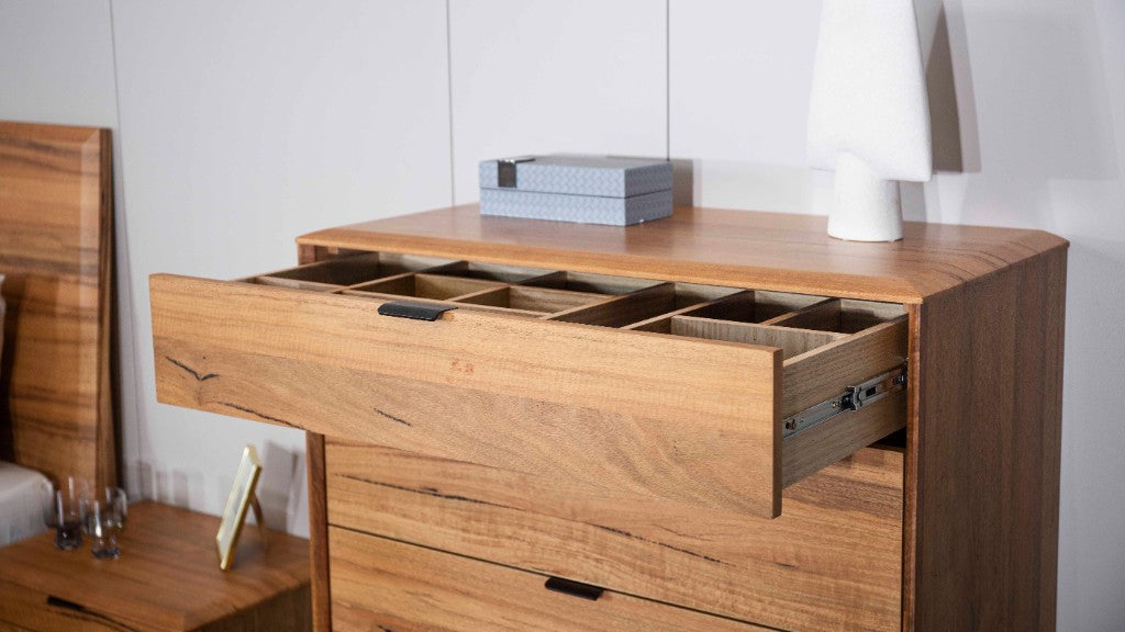 Galway Marri Timber King Bed Natural