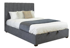 Homevix Gas Lift Storage Queen Bed-Dark Grey