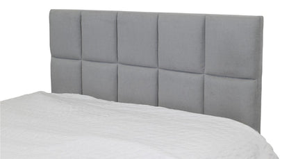 Marley Upholstered Double Bed-Mist Light Grey