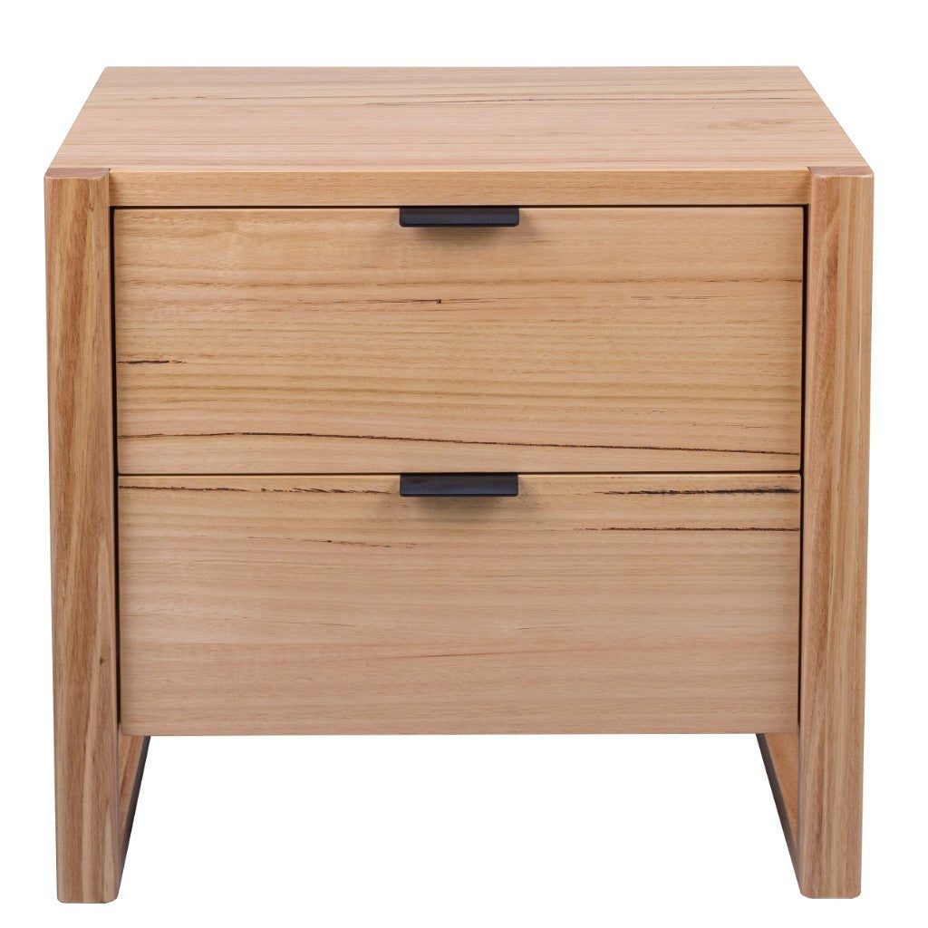 PERISHER 2 Drawers Bedside Table Natural