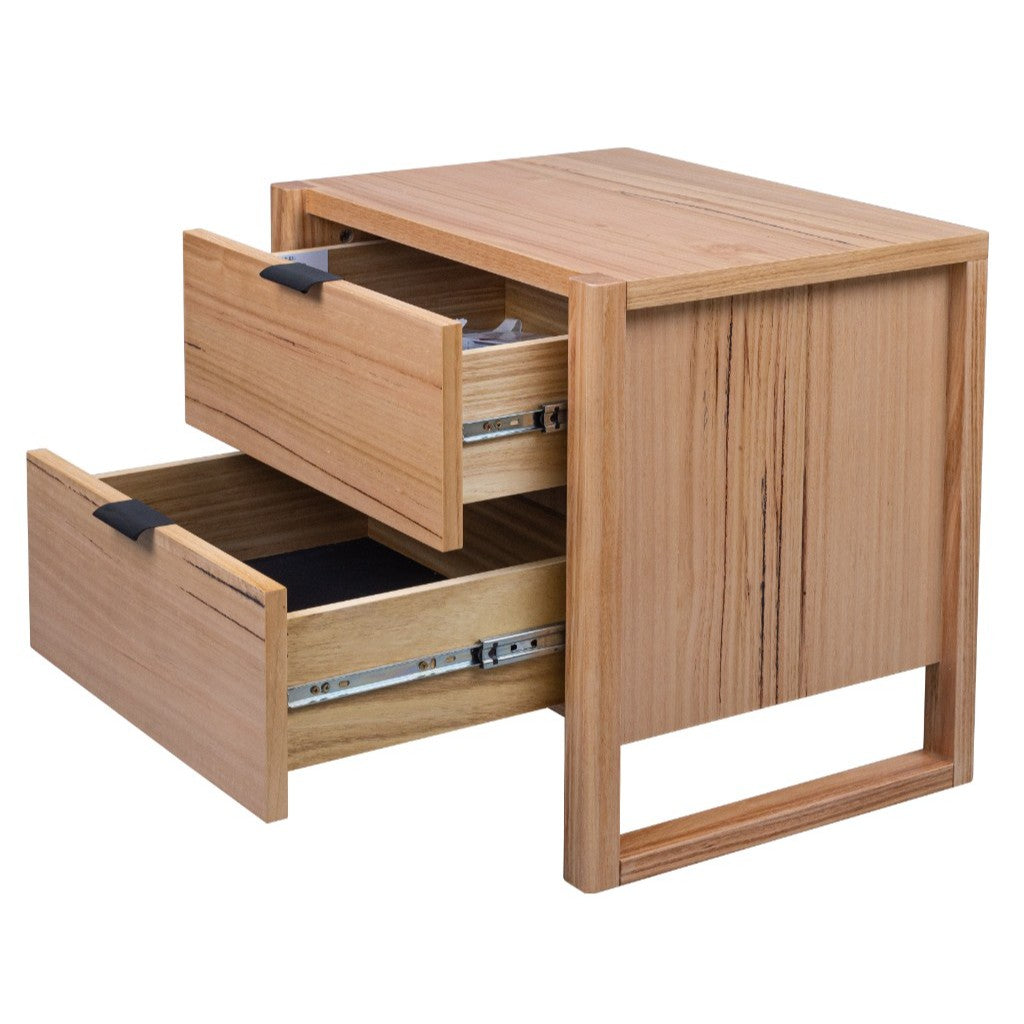 OFFO PERISHER 2 Drawers Bedside Table Natural