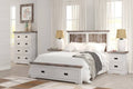 Folkvix King Bed W/Storage -Multi