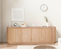 Adsila Collection — Natural Elegance Craftsmanship Buffet -Natural Ash