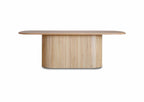 Adslvix 220cm Dining Table-Natural Ash
