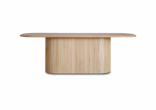 Adsila Collection — Natural Elegance Craftsmanship 220cm Dining Table-Natural Ash
