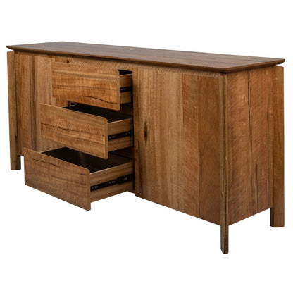 OFFO Atherton 180cm 3 Drawer / 2 Door Buffet-Natural