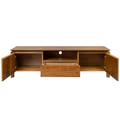 Rome 180cm 2 Door / 1 Drawer TV Unit-Natural