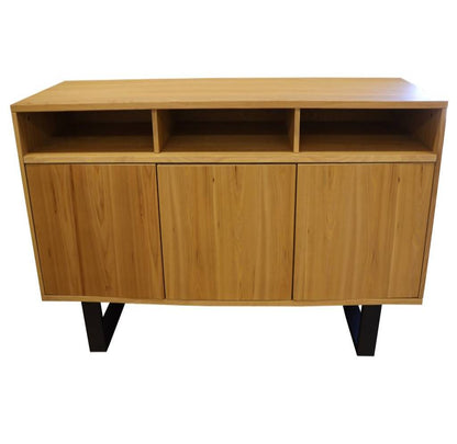 OFFO Buston Elm 160cm 3 Drawer / 3 Door Buffet-Natural Top