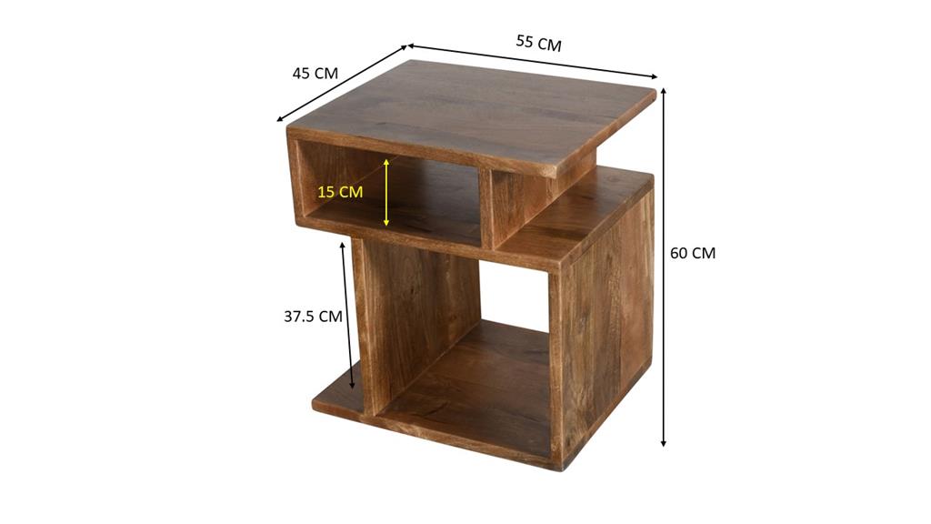 Modern Minimalist Lamp Table -Royal Oak